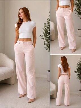 Banana Republic soft pink dress pants